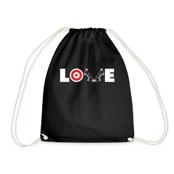 Love Archery Archery - Drawstring Bag - black - Front