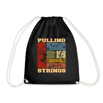 Archery Archery Sport Shooter - Drawstring Bag - black - Front