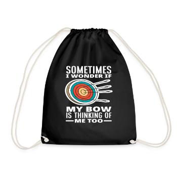 Archery Sport Archery - Drawstring Bag - black - Front