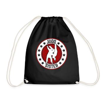 Judo Sister Judo Combattant Judo Arts Martiaux Judoka - Sac de sport léger - noir - Devant