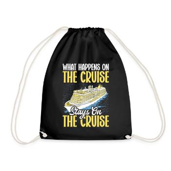 Croisière Crusader Bateau de croisière Cadeau - Sac de sport léger - noir - Devant
