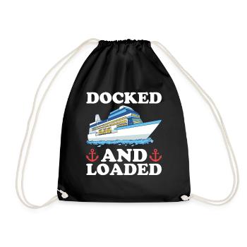 Croisière Crusader Bateau de croisière Cadeau - Sac de sport léger - noir - Devant