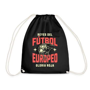 Championnat d’Espagne 2024 Femmes Hommes Drapeau Rouge - Sac de sport léger - noir - Devant