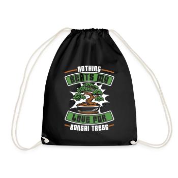 Rien ne vaut mon amour pour les bonsaïs d’intérieur - Sac de sport léger - noir - Devant