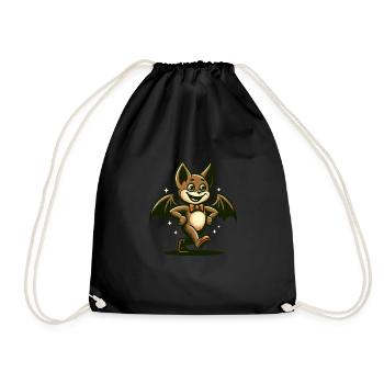 Funny Halloween Party Spooky Haunting Season - Drawstring Bag - black - Front