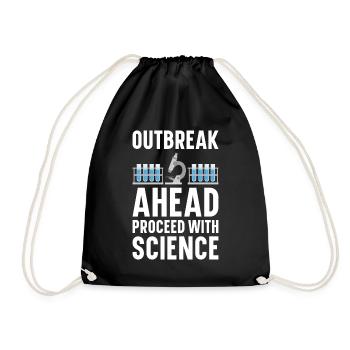Epidemiology Scientist Epidemiologist Medicine - Drawstring Bag - black - Front