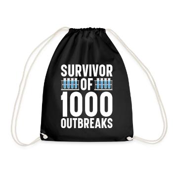 Epidemiology Scientist Epidemiologist Medicine - Drawstring Bag - black - Front