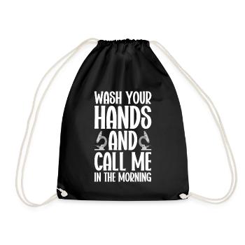 Epidemiology Scientist Epidemiologist Medicine - Drawstring Bag - black - Front
