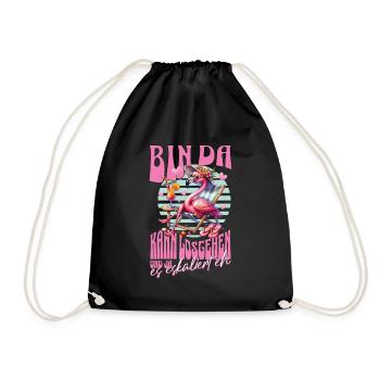 Flamingo 'I’m there can go' pour les célébrations - Sac de sport léger - noir - Devant