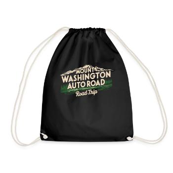 Mount Washington Auto Road Road Trip Berge - Turnbeutel - Schwarz - Vorne