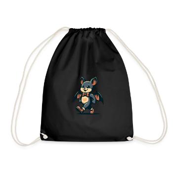 Funny Halloween Party Spooky Season - Drawstring Bag - black - Front