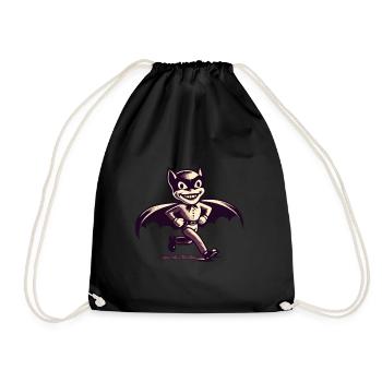 Funny Halloween Party Spooky Haunting - Drawstring Bag - black - Front