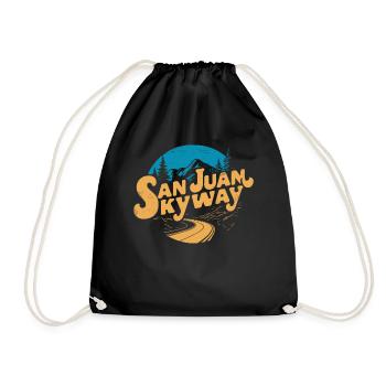 San Juan Skyway Adventure Tour - Drawstring Bag - black - Front