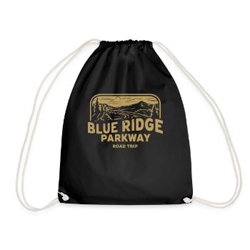 Blue Ridge Parkway Road Trip Adventure - Drawstring Bag - black - Front