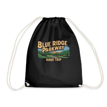Blue Ridge Parkway Road Trip Adventure - Drawstring Bag - black - Front