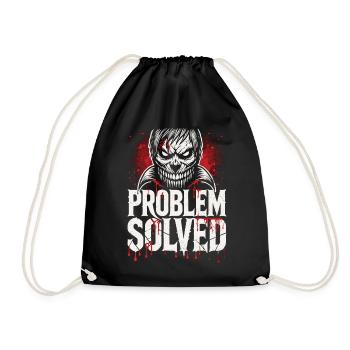 Bloody Solution - Problème résolu T-shirt d’Halloween - Sac de sport léger - noir - Devant