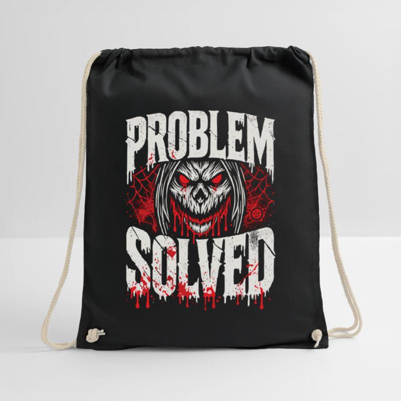 Bloody Solution - Problem Solved Drawstring Bag