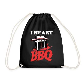 Grilling Barbecue Grill Party Grill Professional BBQ - Drawstring Bag - black - Front
