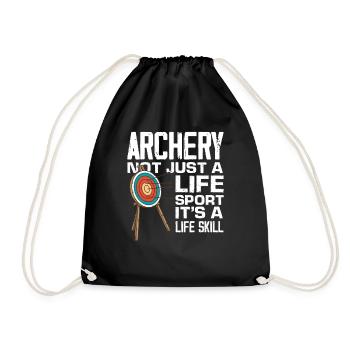 Archery Life Sports Archery - Drawstring Bag - black - Front