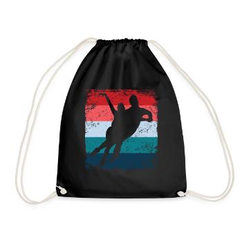 Patinage artistique Patinage artistique Patinage sur glace - Sac de sport léger - noir - Devant