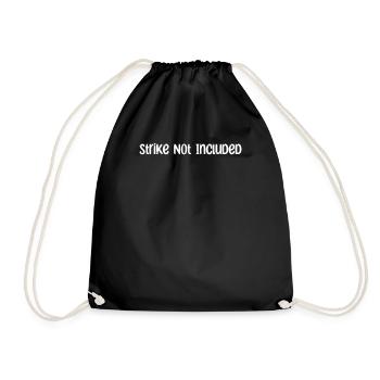 Bowling - Strike Not Included - Drawstring Bag - black - Front