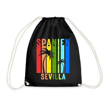 Seville Andalusia Spain Holiday Idea - Drawstring Bag - black - Front