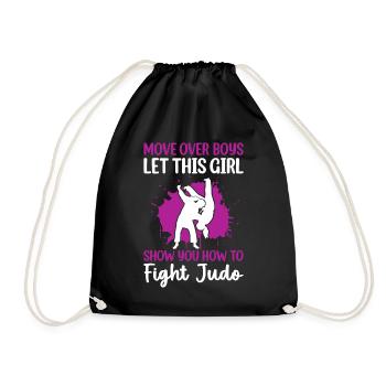 Judoist - Move over boys let this girl show you ho - Turnbeutel - Schwarz - Vorne