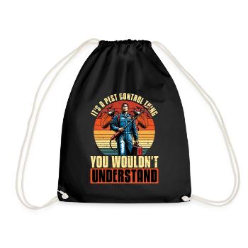 It's A Pest Control Thing Animal Control Officer - Drawstring Bag - black - Front