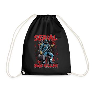 Pest Control Serial Bug Killer Pest Management - Turnbeutel - Schwarz - Vorne