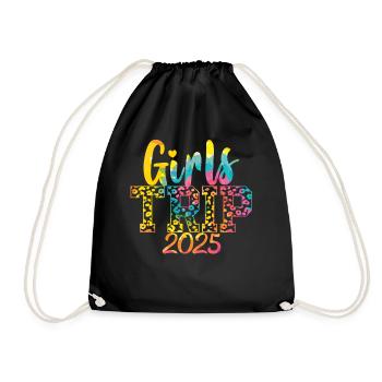Week-end Filles Femmes Filles Voyage 2025 - Sac de sport léger - noir - Devant