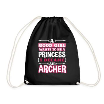 Love Archery Archery - Drawstring Bag - black - Front