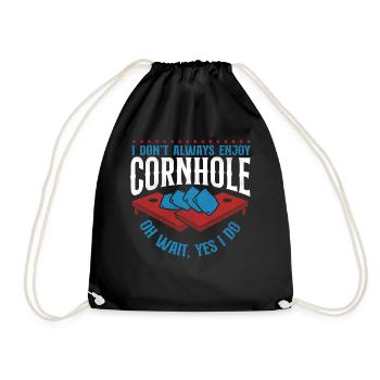 Joueur de sac de haricots de l’équipe Cornhole - Sac de sport léger - noir - Devant