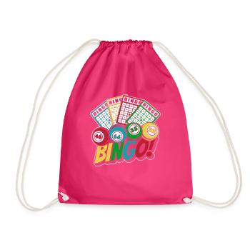 Daubers Professional Caller Bingo Lover Bingo - Turnbeutel - Fuchsia - Vorne