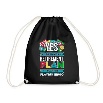 J’ai un plan de retraite qui appelle un professionnel - Sac de sport léger - noir - Devant