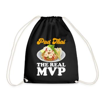 Pad Thai Thai Food Thai Cuisine Thailand - Drawstring Bag - black - Front