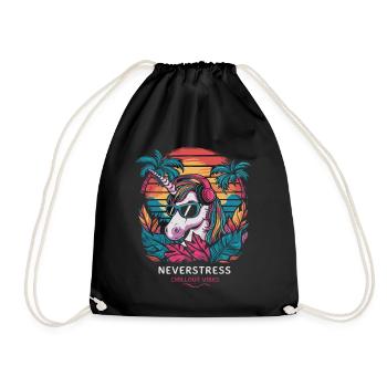 Design Chillout Vibes : décontracté et élégant - Sac de sport léger - noir - Devant