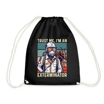 Pest Control Trust Me I'm Pest Control Worker - Turnbeutel - Schwarz - Vorne