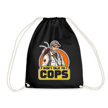 Pest Control Don't Talk To Cops Insect Solutions - Turnbeutel - Schwarz - Vorne
