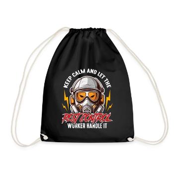 Pest Control Keep Calm And Let Pest Management - Turnbeutel - Schwarz - Vorne