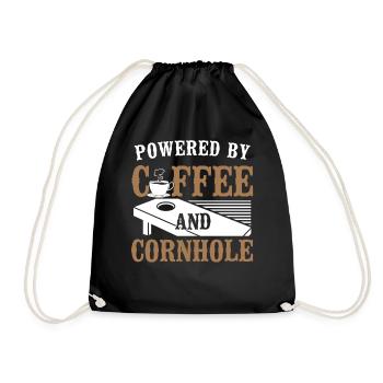 Cornhole Team Bean Bag Player - Turnbeutel - Schwarz - Vorne