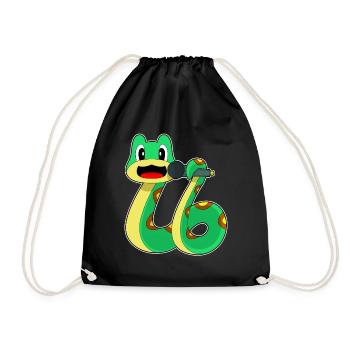 Chant Serpent Chanteur Microphone - Sac de sport léger - noir - Devant