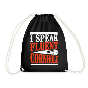 Joueur de sac de haricots de l’équipe Cornhole - Sac de sport léger - noir - Devant