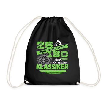 26 are not 180 but a real classic - Drawstring Bag - black - Front