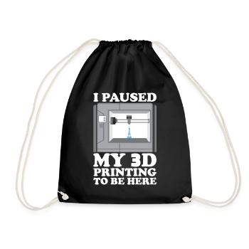 Filament d’imprimante 3D Impression 3D Impression 3D Imprimante 3D - Sac de sport léger - noir - Devant