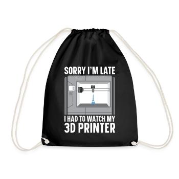 Filament d’imprimante 3D Impression 3D Impression 3D Imprimante 3D - Sac de sport léger - noir - Devant