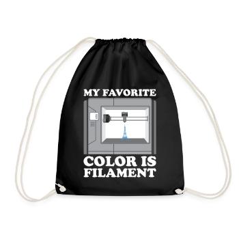 Filament d’imprimante 3D Impression 3D Impression 3D Imprimante 3D - Sac de sport léger - noir - Devant