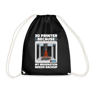 Filament d’imprimante 3D Impression 3D Impression 3D Imprimante 3D - Sac de sport léger - noir - Devant