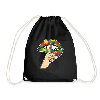 Don't Judge What You Don't Understand Autism - Drawstring Bag - black - Front
