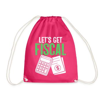 Soyons fiscaux drôles comptabilité CPA Financial - Sac de sport léger - fuchsia - Devant