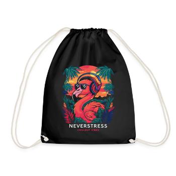 Design Chillout Vibes : décontracté et élégant - Sac de sport léger - noir - Devant